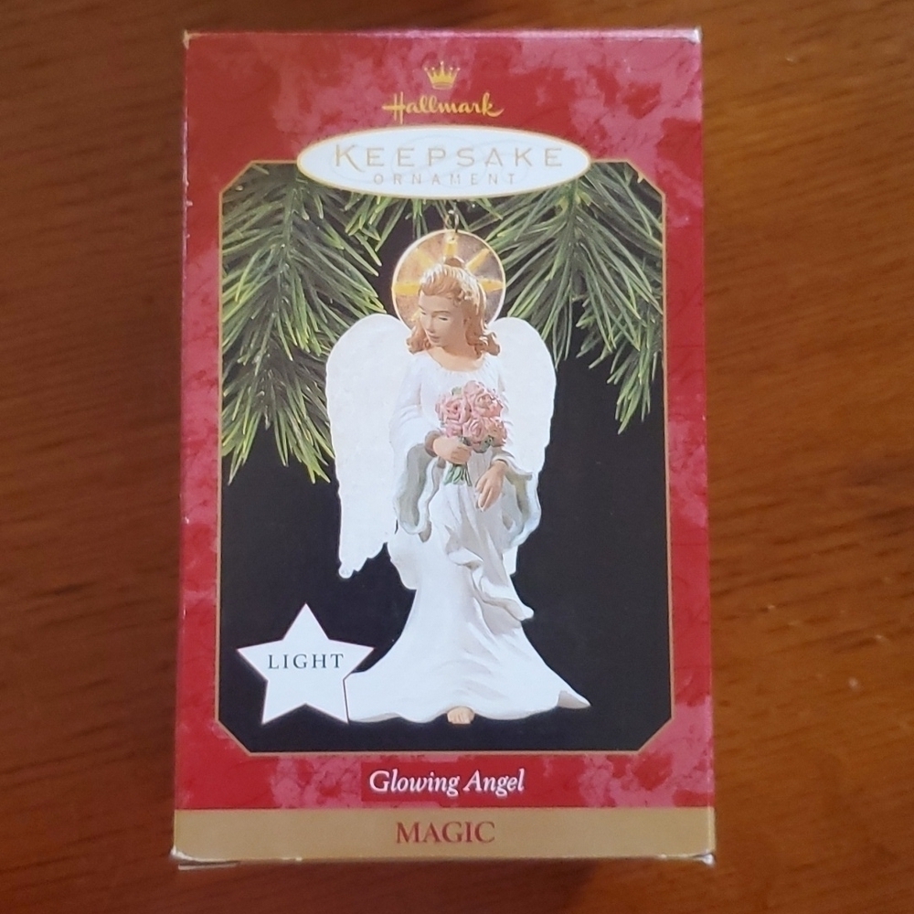 HALLMARK Keepsake Light up Glowing Angel Ornament.